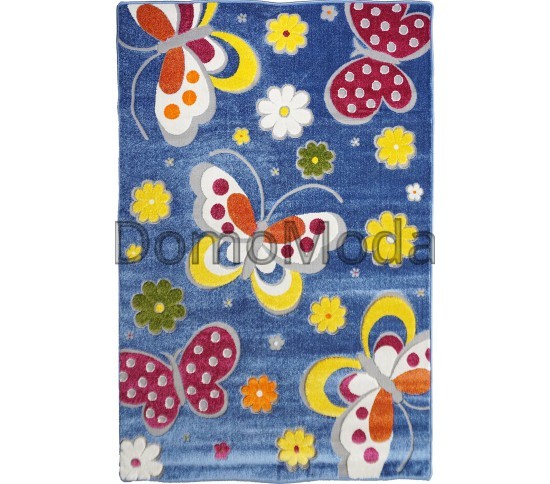 Детский ковер КИНДЕР МИКС 52970 blue Купить в интернет магазине ДомоМода Детский ковер КИНДЕР МИКС 52970 blue - высокое качество по лучшей цене в Украине